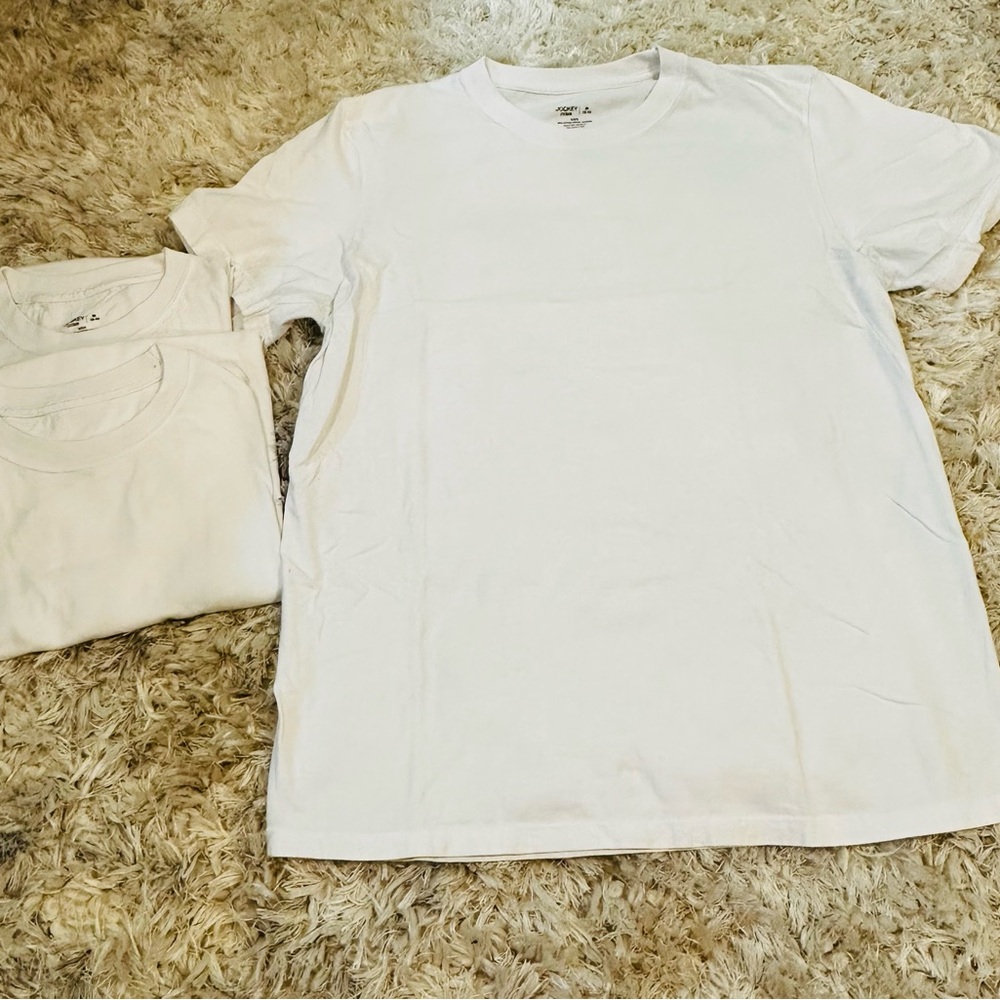 Set of 3 Jockey Off-White Crew Neck Tee